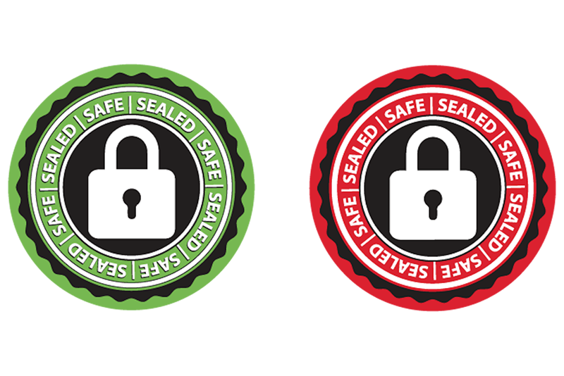 FreshLoc2Go-SATO Safe Seal Tamper Evident Labels